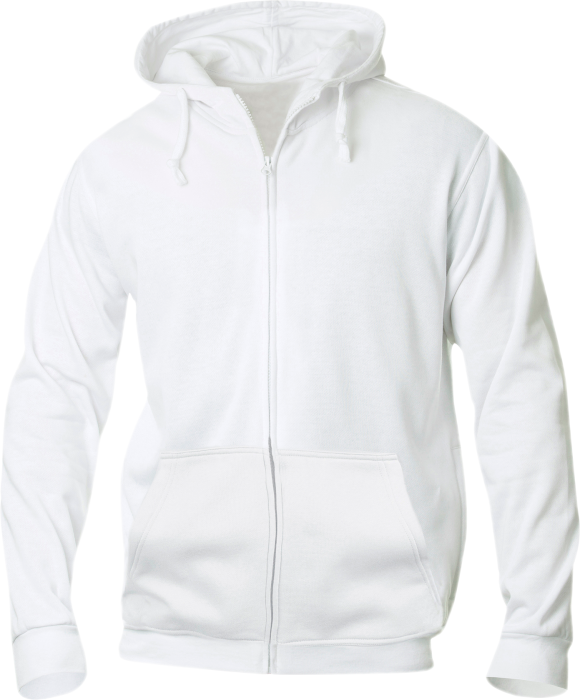Clique - Full Zip Hoodie Men - Weiß