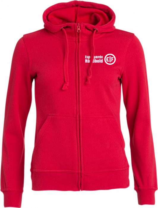 Clique - Eif Club Hoodie With. Zip - Woman - Rouge