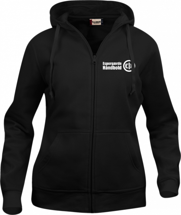 Clique - Eif Club Hoodie With. Zip - Woman - Negro