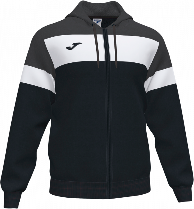 Joma - Crew Iv Sweatshirt With Zip - Black & grey