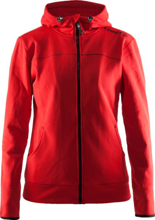 Craft - Leisure Full Zip Hood Women - Red