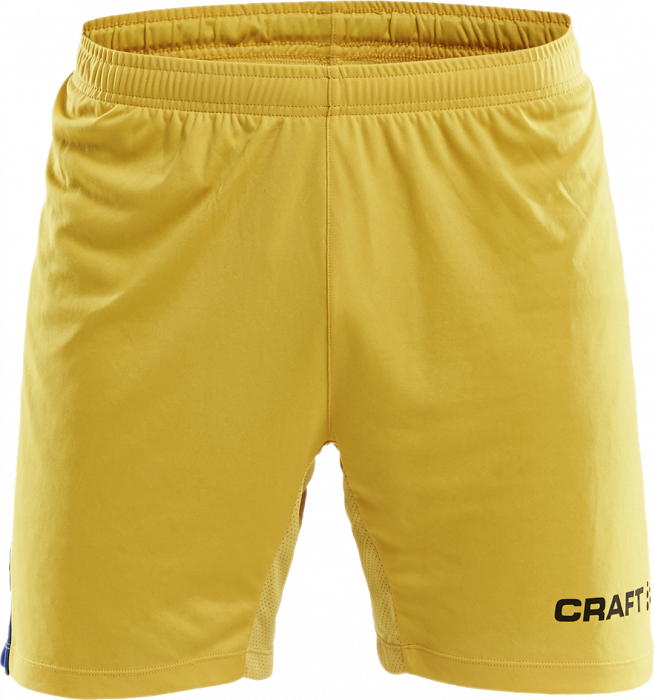 Craft - Progress Contrast Shorts Kids - Gelb & blau