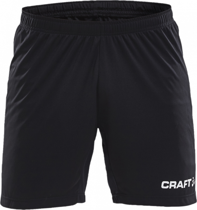 Craft - Progress Contrast Shorts Kids - Preto & cerise
