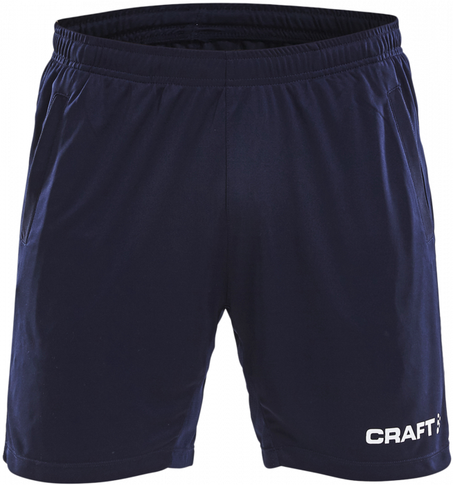 Craft - Progress Practice Shorts Youth - Azul marino & blanco