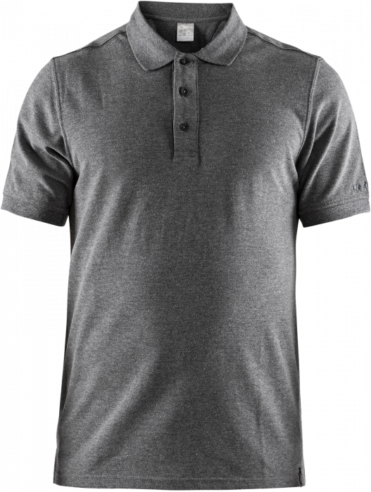 Craft - Casual Polo Pique M - Gris granit