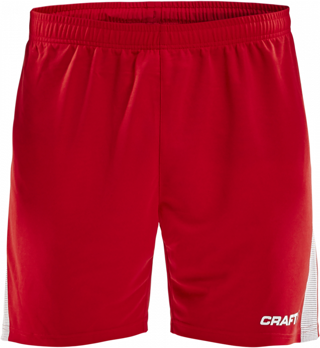Craft - Pro Control Shorts Youth - Czerwony & biały