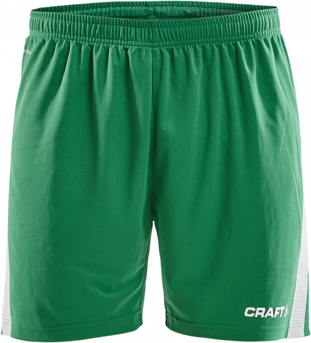 Craft - Pro Control Shorts Junior - Grøn & hvid