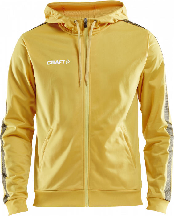 Craft - Pro Control Hood Jacket - Geel & granietgrijs