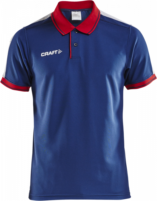 Craft - Pro Control Poloshirt - Blu navy & rosso