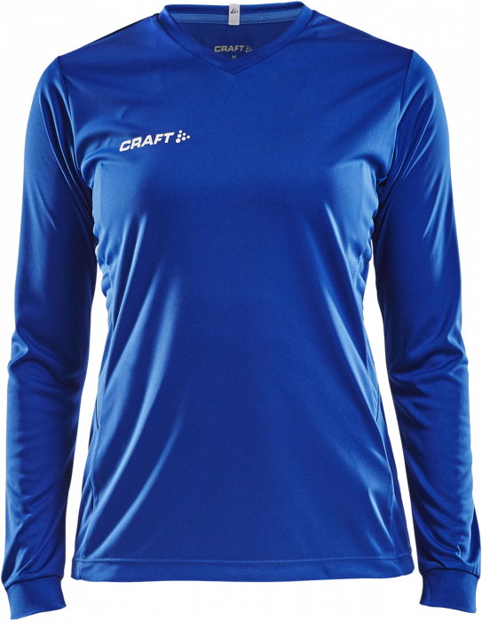 Craft - Squad Go Jersey Solid Ls Woman - Blauw