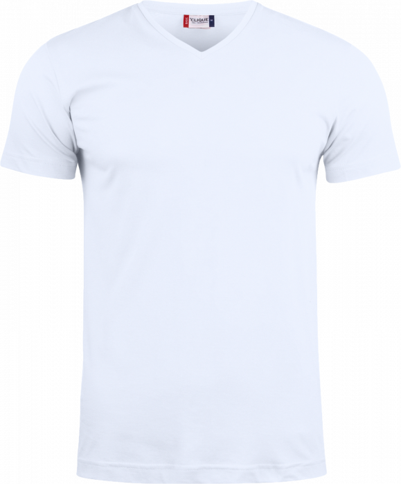 Clique - Basic V-Neck T-Shirt - Wit