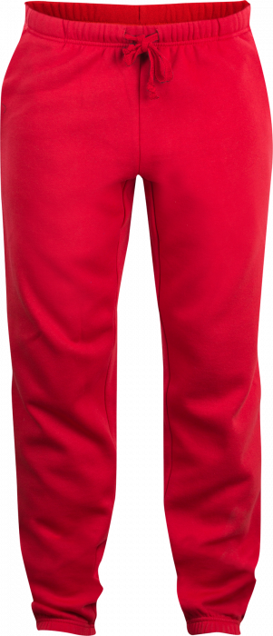 Clique - Basic Sweat Pants In Cotton - Röd