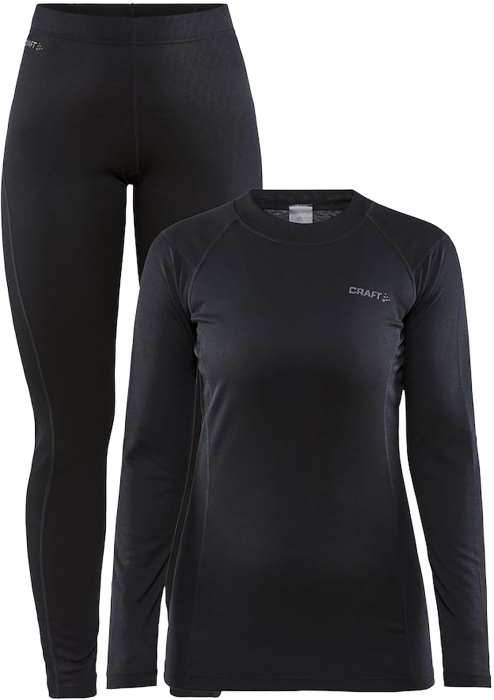 Craft - Core Warm Baselayer Set Women - Noir