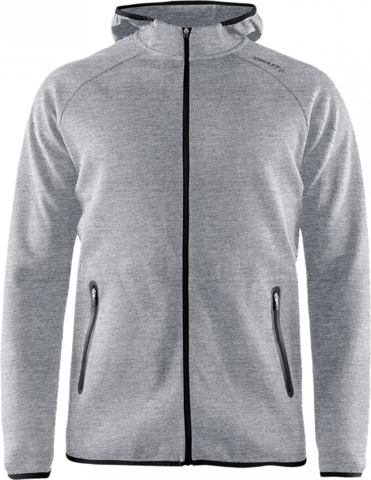 Craft - Emotion Full Zip Hoodie - Melange grey